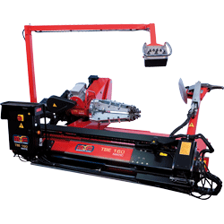 Aparat pentru dejantarea cemioanelor. Mondolfo Ferro. TBE160matic